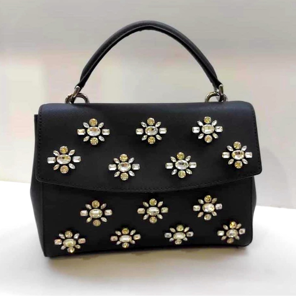 ✨🖤💎NWOT Michael Kors Ava 🖤💎✨Jewel Small Top Handle Satchel Handbag Purse